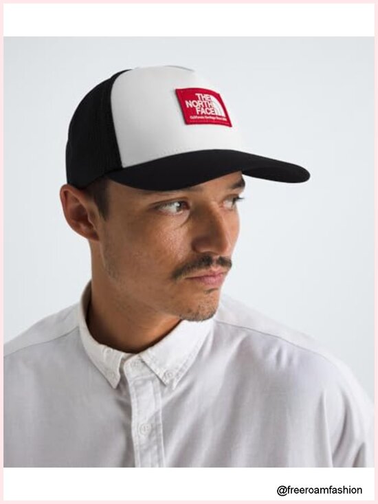 Trucker Hat with Breathable Mesh Panels and Snapback Closure